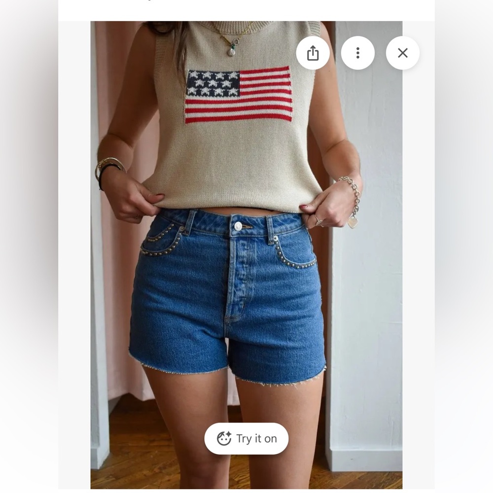 Rolla's Original Short Vintage Blue Dazzler size 30 NWT
